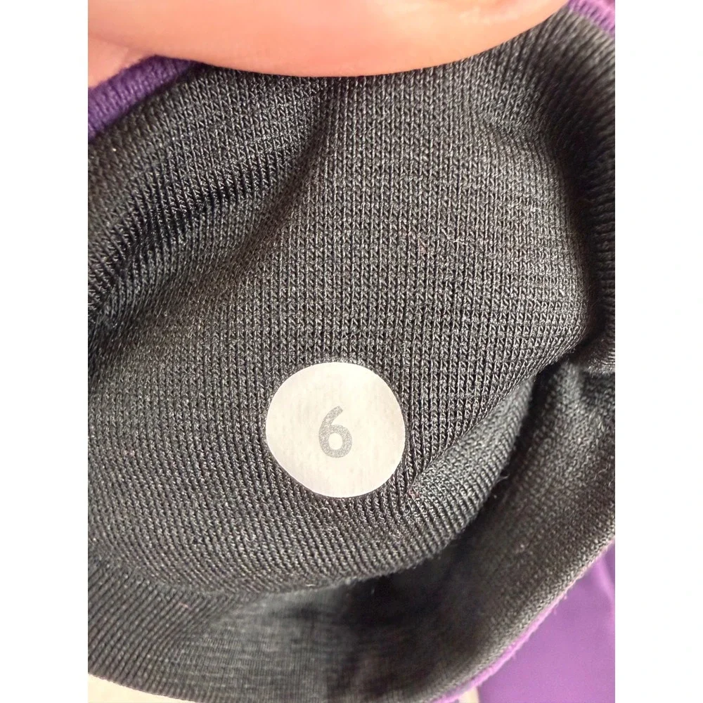 Lululemon Wunder‎ Under Crop Purple Yoga Leggings Size 6